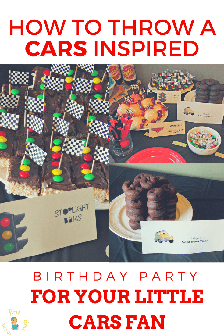 How to Throw a CARS Inspired Birthday Party for Your Little CARS Fan