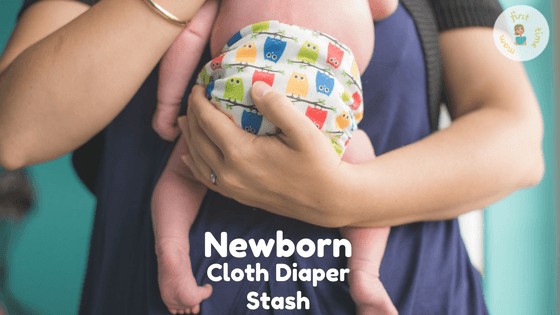 newborn cloth diaper stash
