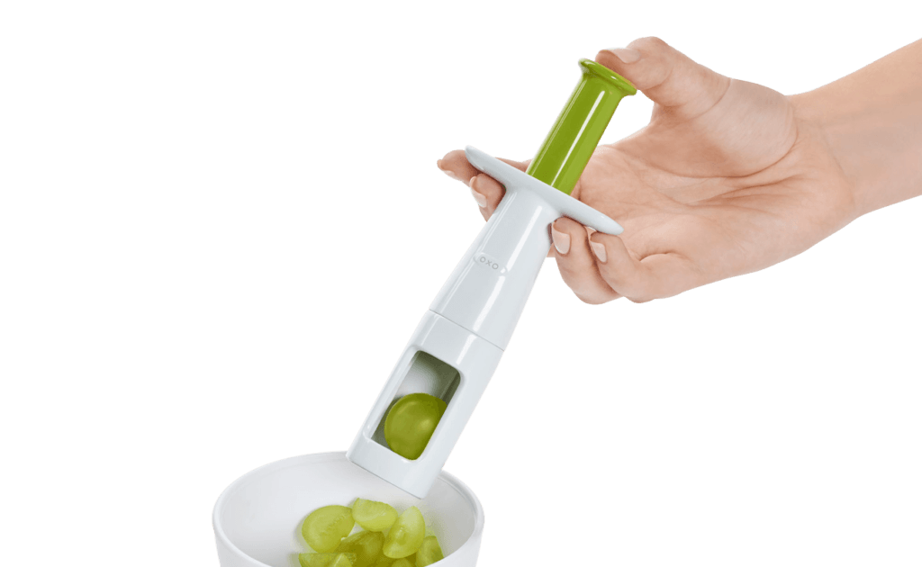 5 Toddler Feeding Tools You Need in Your Kitchen - OXO Tot Grape Cutter