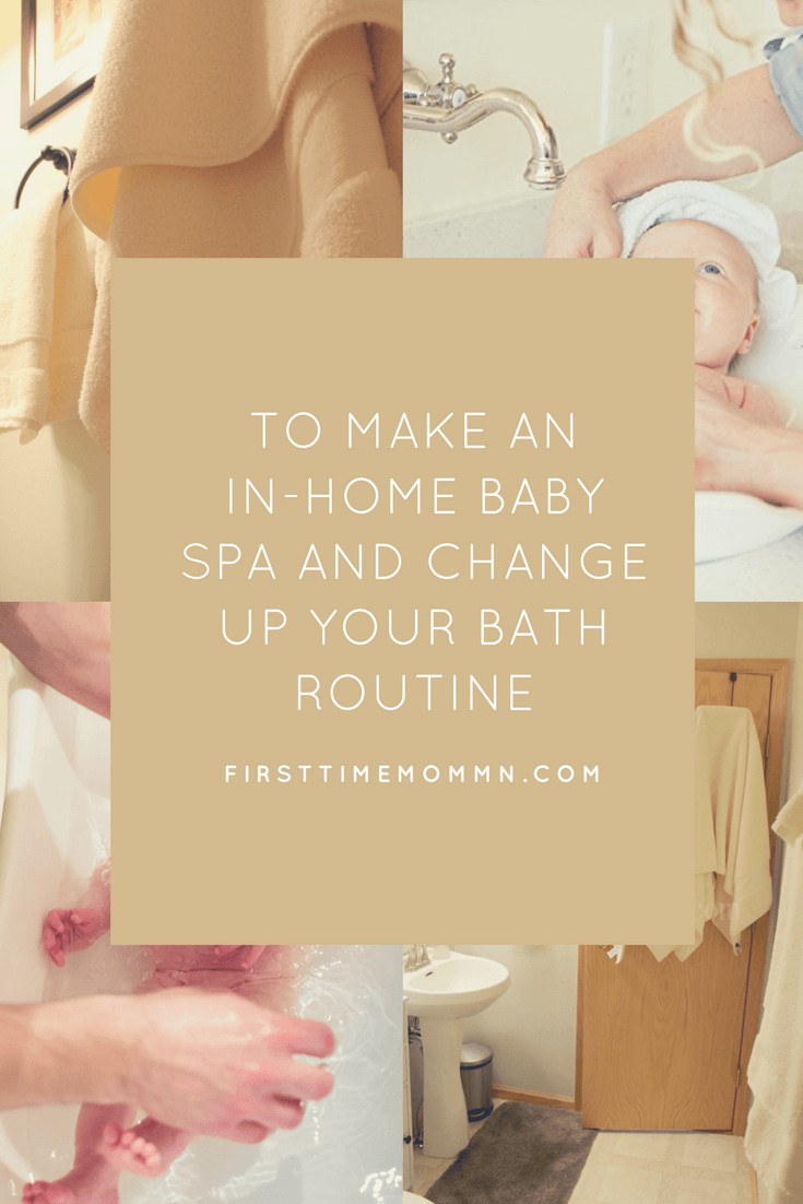 How to make an in-home baby spa and change up your bath routine. Pin now for inspiration and create your own in-home baby spa! No need to head across the ocean to Australia