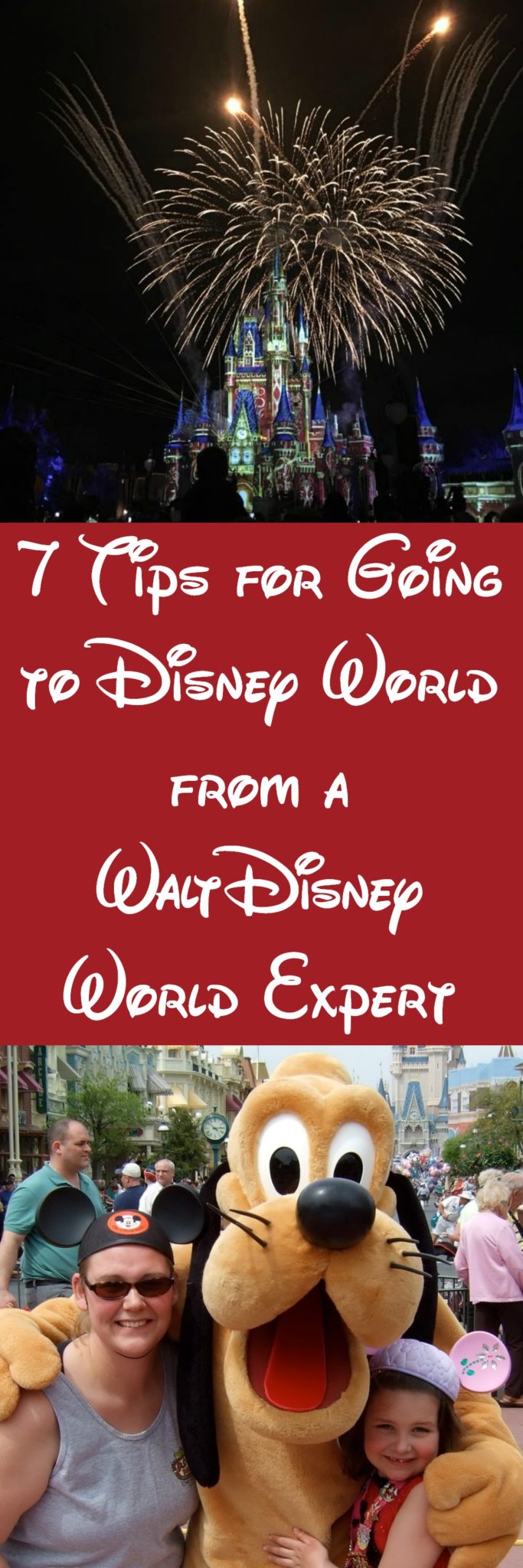 7 Tips for Going to Disney World from a Walt Disney World Expert. Pin this while you plan your trip.