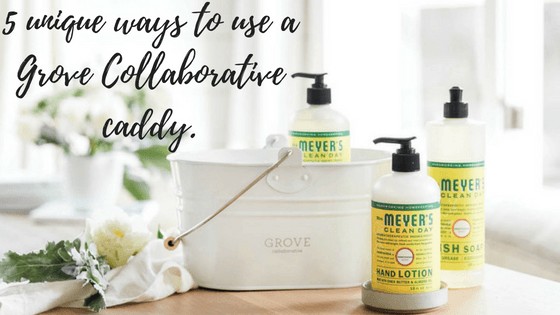 5 unique ways to use a Grove Collaborative caddy. featured