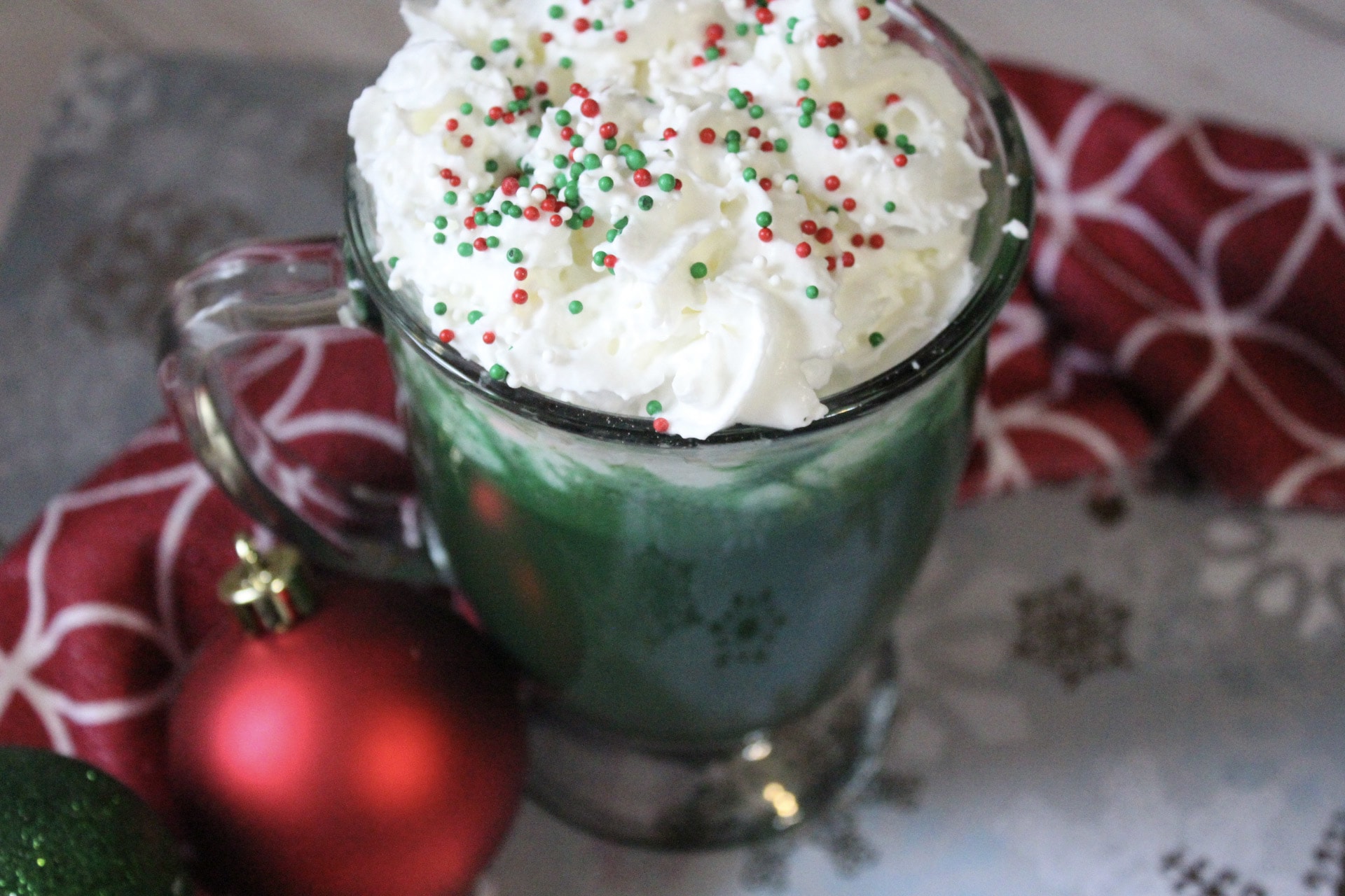The Grinch Hot Chocolate perfect for the holidays