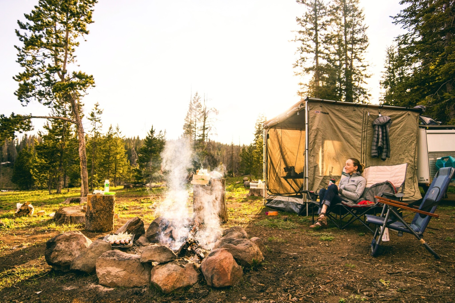 Camping Romantic Getaway on a budget