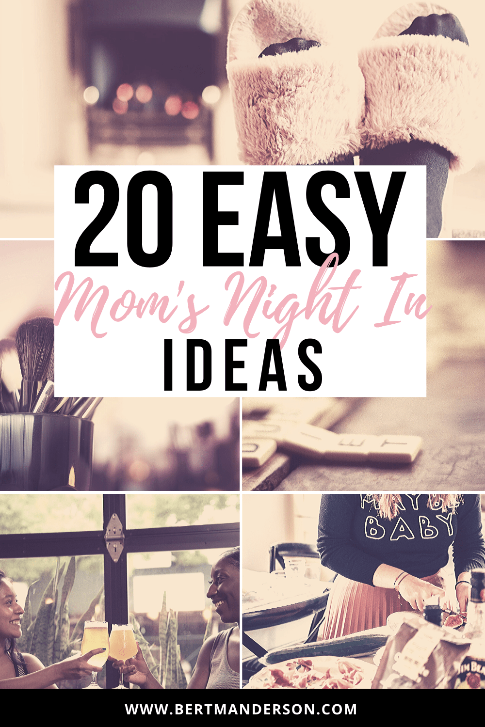 20 easy mom's night in ideas to bring your mom squad closer together without breaking the bank. #momsnight #partyideas #ideas #mom #girlsnight