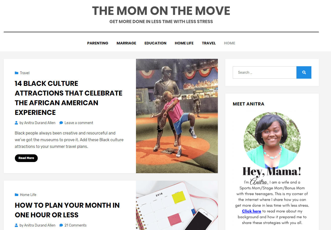 The Mom on the Move Black Voices to follow