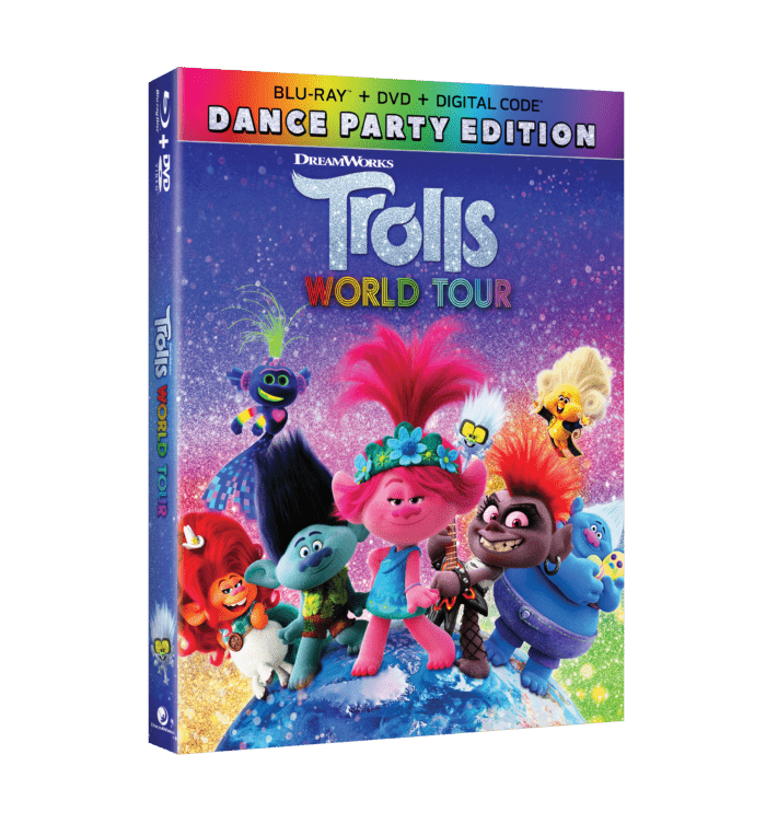 TROLLS WORLD TOUR DVD cover