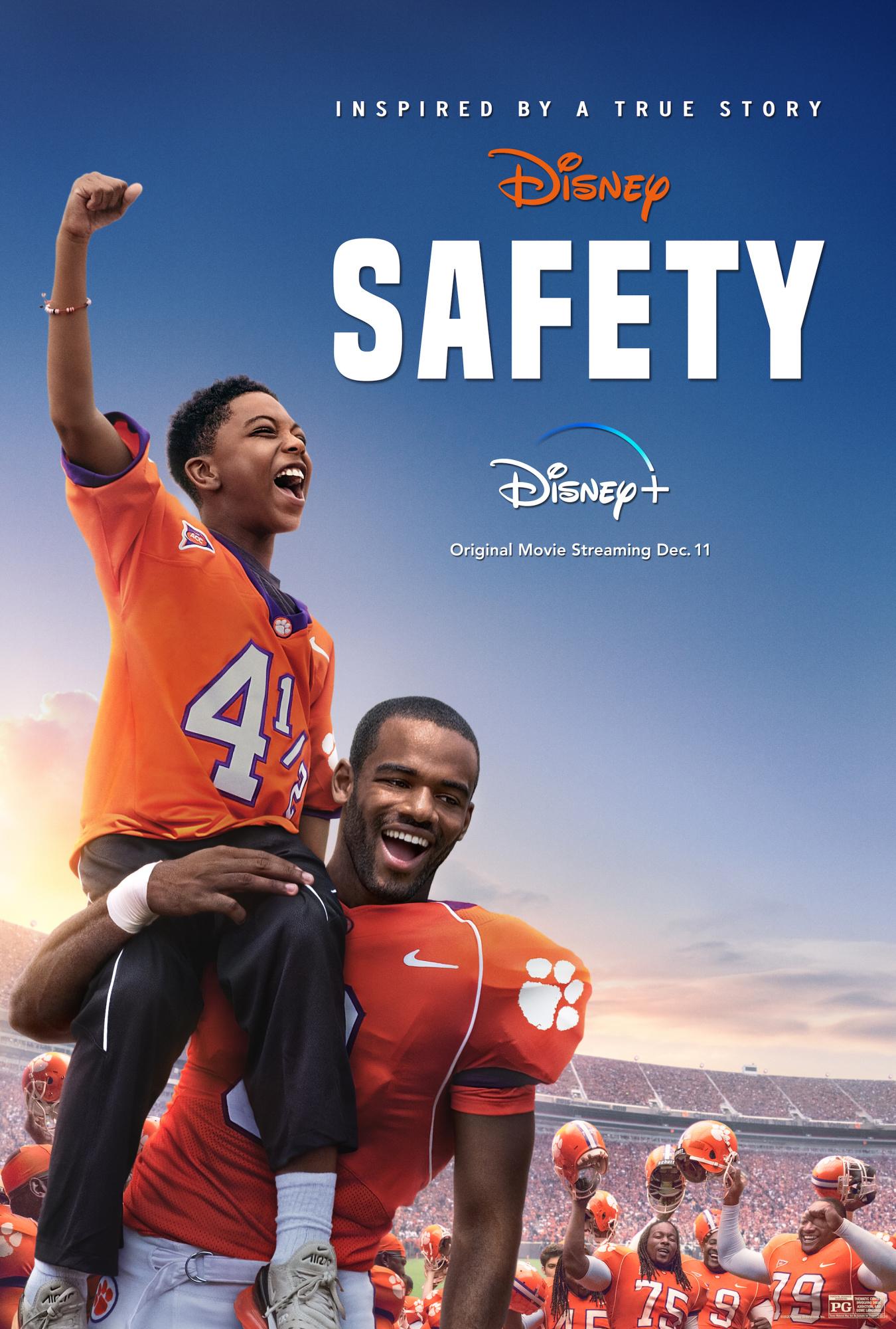 Safety movie poster, airs on Disney+
